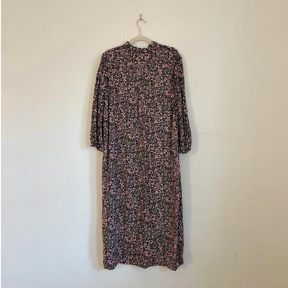 J. Crew - Long Sleeve Shirtdress in Fall Garden Floral - Picture 3 of 10